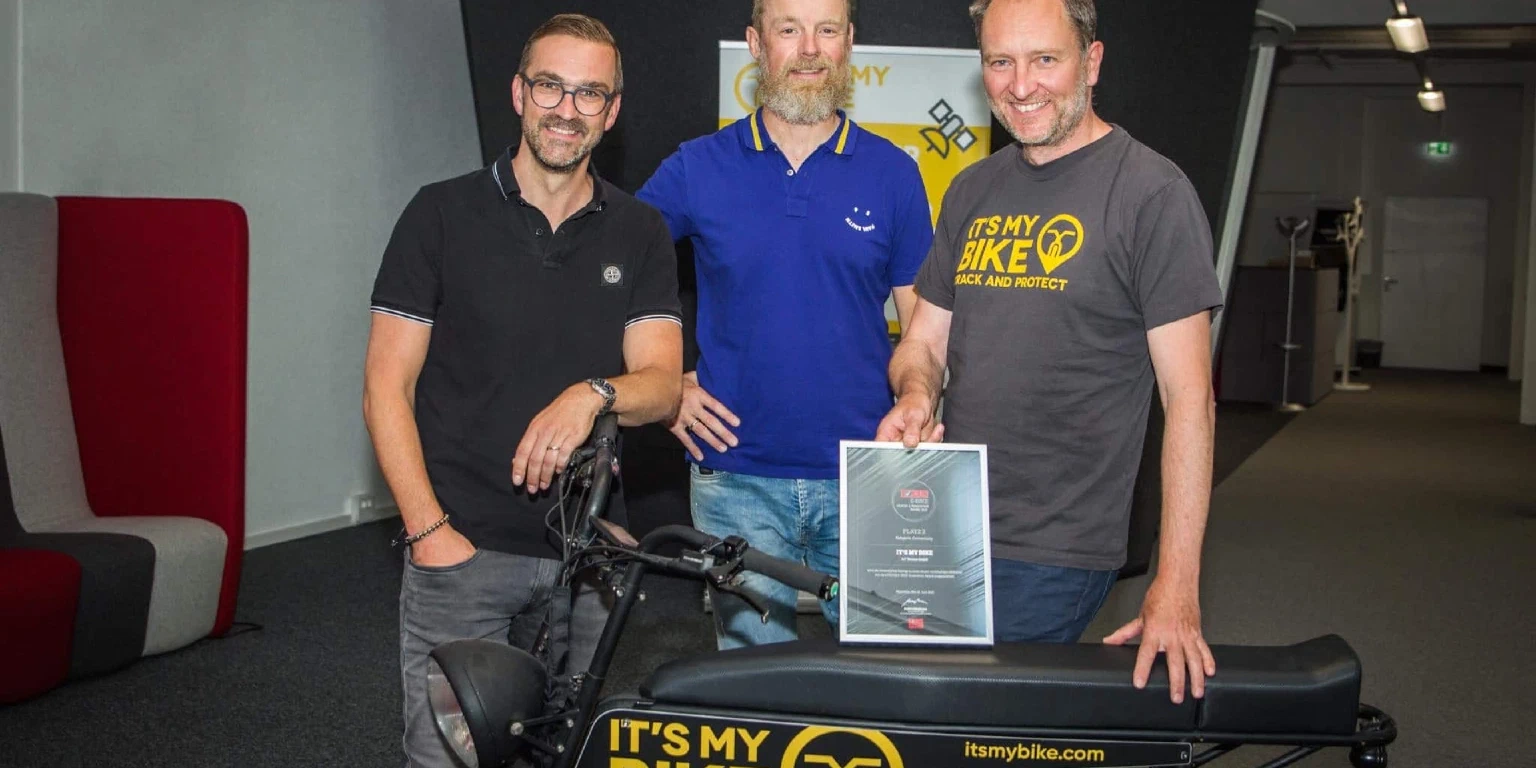 Holger Trautmann, Jürgen Veith und Thomas Ullmann vom IT'S MY BIKE Team