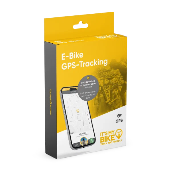Verpackung des IT’S MY BIKE-Trackers